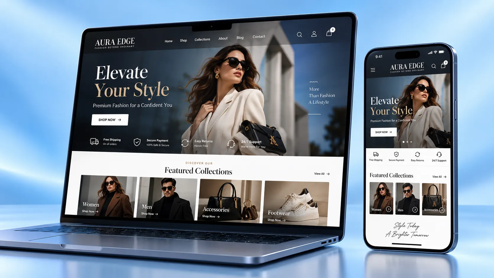 E-commerce portfolio website